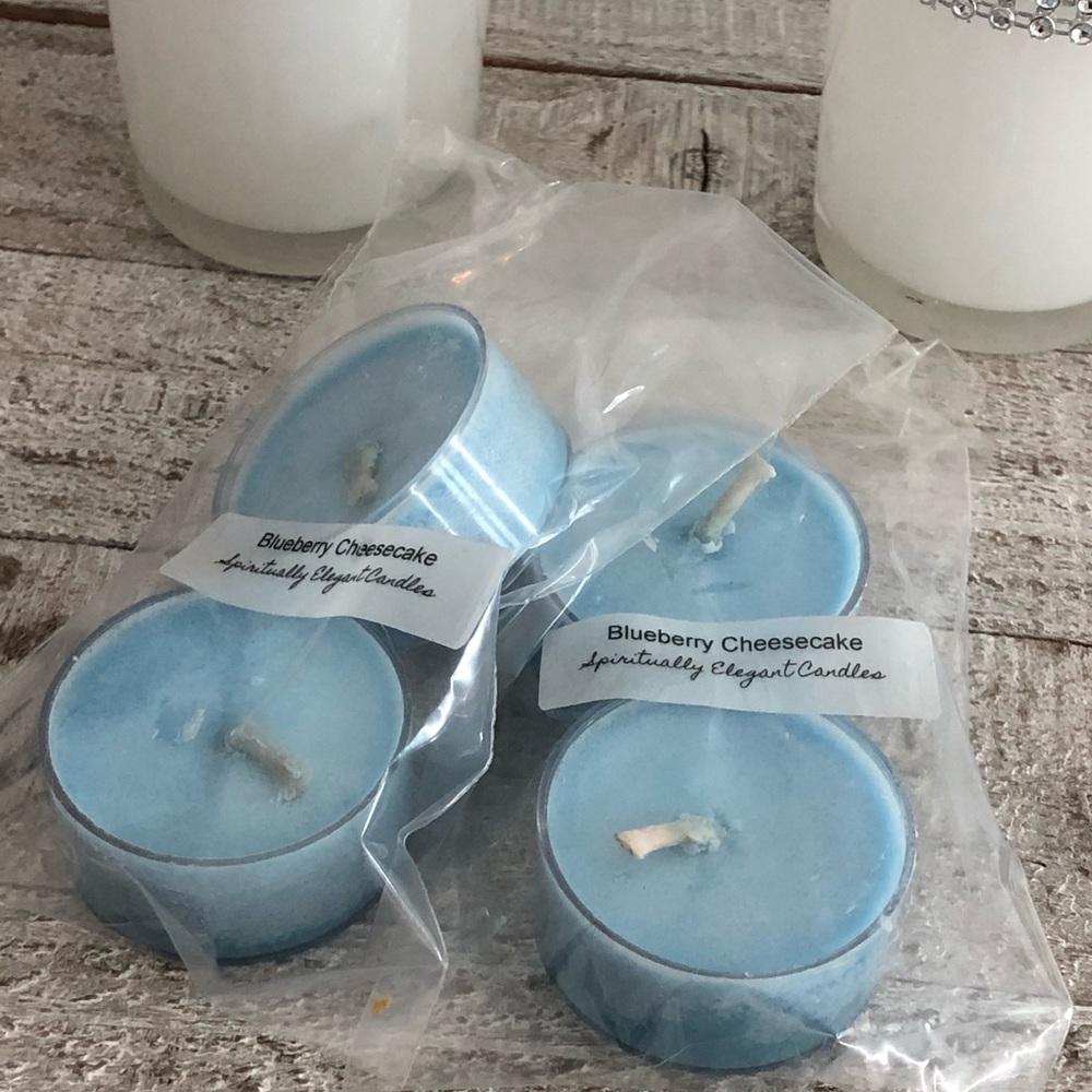 Blueberry Cheesecake Soy Tealights | 4 Pack